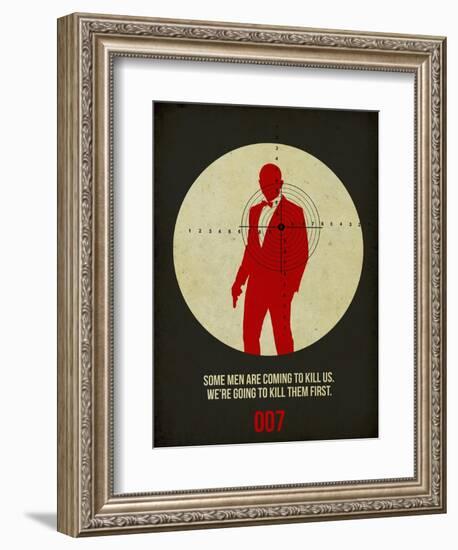 James Poster Black 3-Anna Malkin-Framed Art Print