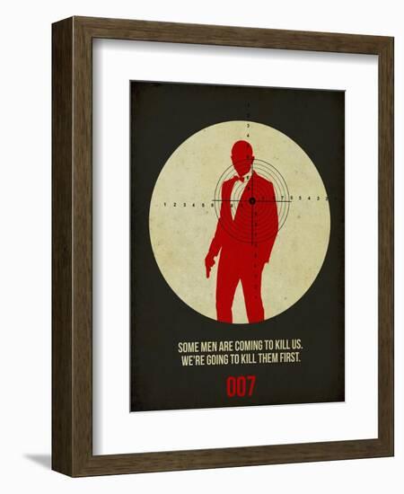 James Poster Black 3-Anna Malkin-Framed Art Print