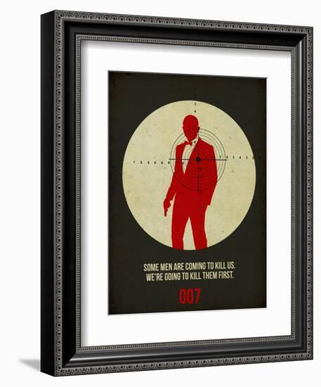 James Poster Black 3-Anna Malkin-Framed Art Print