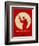 James Poster Red 1-Anna Malkin-Framed Art Print