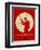 James Poster Red 1-Anna Malkin-Framed Art Print