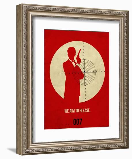 James Poster Red 2-Anna Malkin-Framed Premium Giclee Print