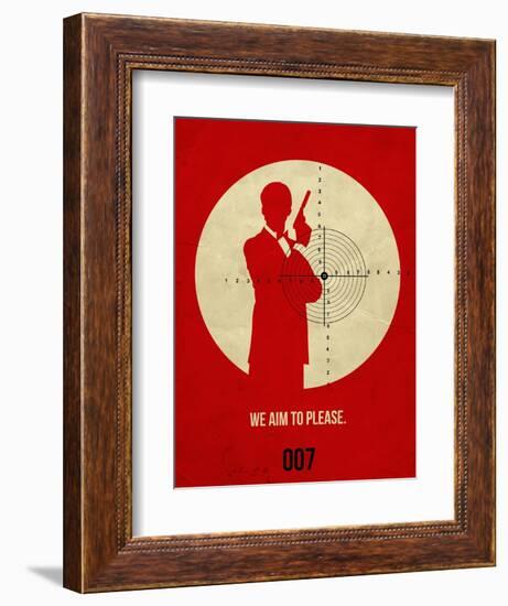 James Poster Red 2-Anna Malkin-Framed Premium Giclee Print