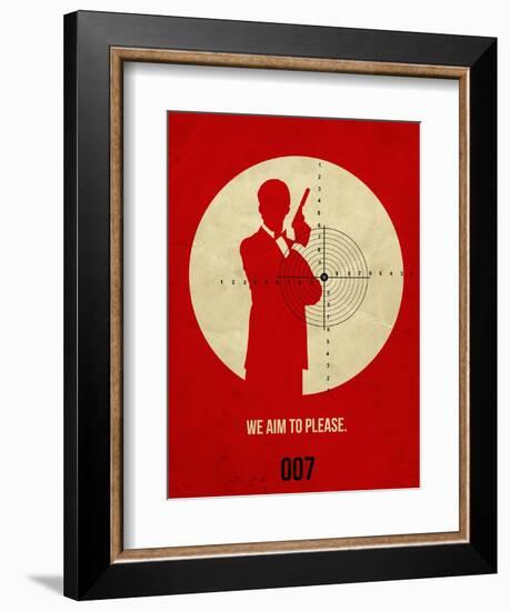 James Poster Red 2-Anna Malkin-Framed Premium Giclee Print