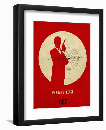 James Poster Red 2-Anna Malkin-Framed Premium Giclee Print