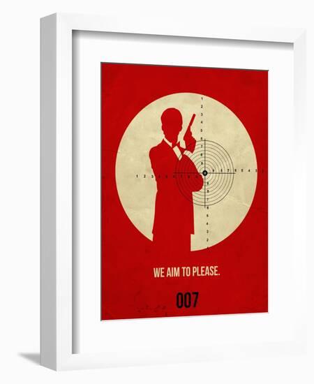 James Poster Red 2-Anna Malkin-Framed Premium Giclee Print