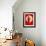 James Poster Red 2-Anna Malkin-Framed Art Print displayed on a wall