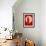 James Poster Red 2-Anna Malkin-Framed Art Print displayed on a wall