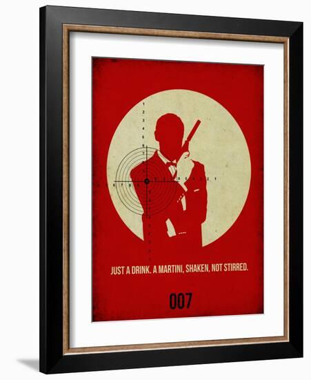 James Poster Red 4-Anna Malkin-Framed Art Print