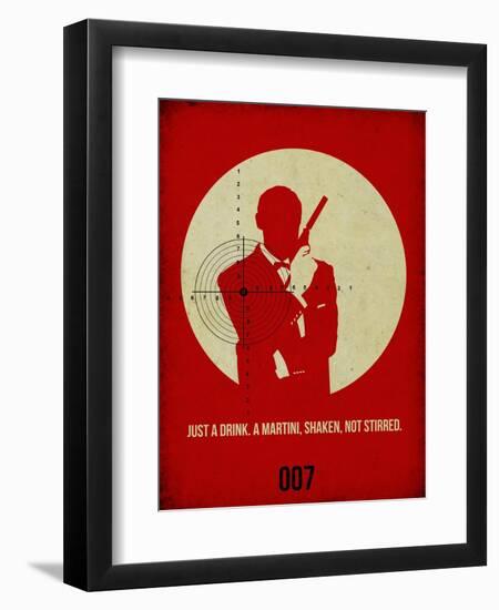 James Poster Red 4-Anna Malkin-Framed Art Print