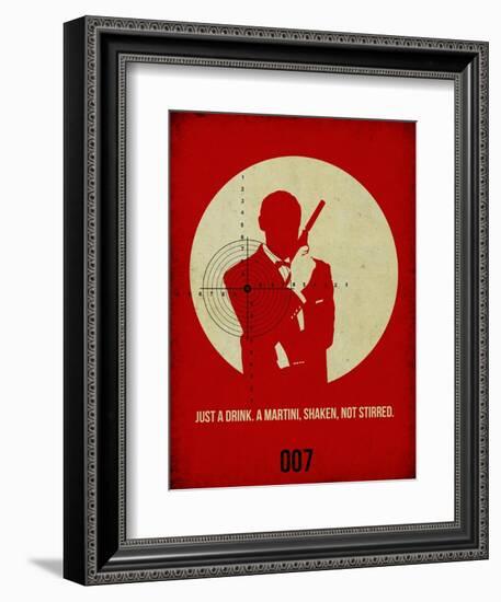 James Poster Red 4-Anna Malkin-Framed Art Print