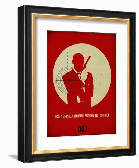 James Poster Red 4-Anna Malkin-Framed Art Print