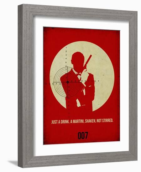 James Poster Red 4-Anna Malkin-Framed Art Print