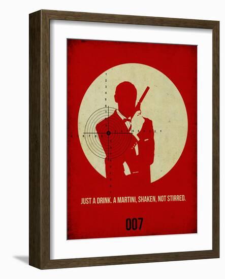 James Poster Red 4-Anna Malkin-Framed Art Print