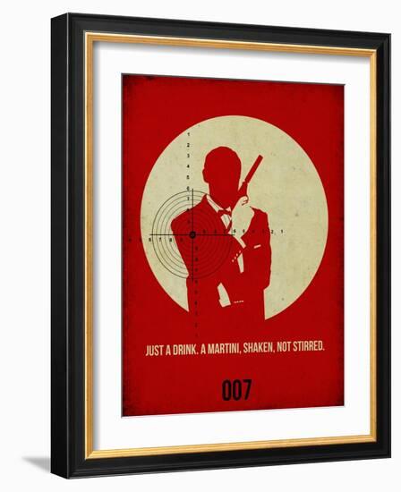 James Poster Red 4-Anna Malkin-Framed Art Print