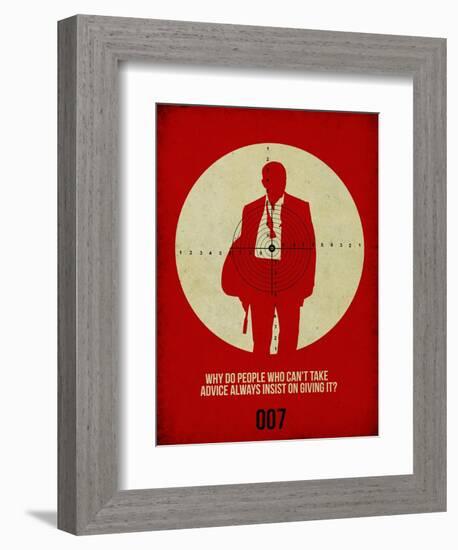 James Poster Red-Anna Malkin-Framed Premium Giclee Print