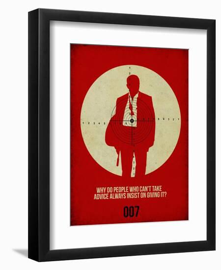 James Poster Red-Anna Malkin-Framed Premium Giclee Print