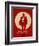 James Poster Red-Anna Malkin-Framed Premium Giclee Print