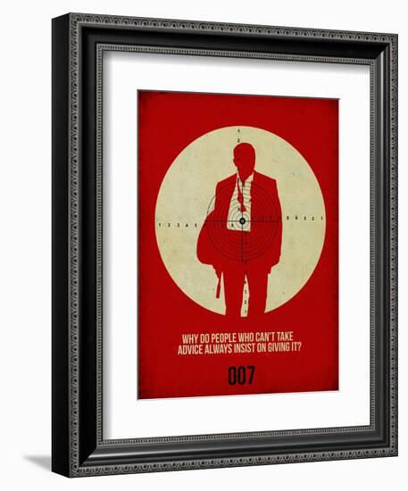 James Poster Red-Anna Malkin-Framed Premium Giclee Print