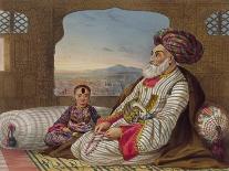 Khoja Padshauh, a Ko i staun chief, with his armed retainers, 1848-James Rattray-Framed Giclee Print