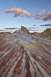 Red and White Sandstone Stripes at Sunrise-James-Photographic Print