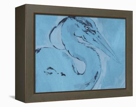 James River Heron I-Jacob Green-Framed Stretched Canvas