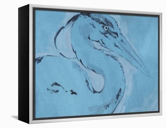 James River Heron I-Jacob Green-Framed Stretched Canvas