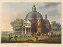 Observatory, from ‘An Historical Account of the Battle of Waterloo’, 1817 (Coloured Aquatint)-James Rouse-Framed Giclee Print