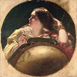 An Elegant Young Woman (Oil on Canvas)-James Sant-Giclee Print