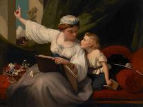 The Artist's Wife Elizabeth with their Daughter Mary Edith-James Sant-Giclee Print