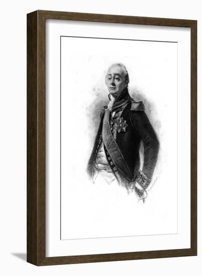 James Saumarez (1759-183), 1st Baron De Saumarez, 1837-William Greatbach-Framed Giclee Print