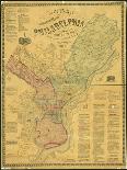 Scott's Map of the Consolidated City of Philadelphia, 1856-James Scott-Mounted Giclee Print