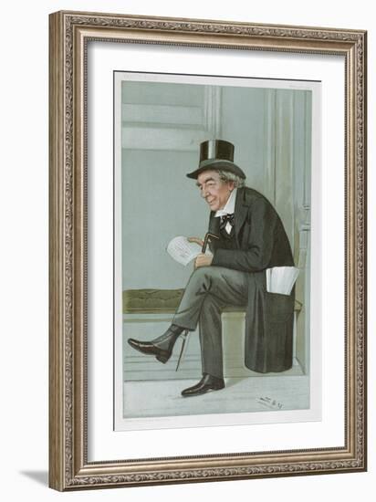 James Staats Forbes, 'Spy' Cartoon from Vanity Fair, Pub. 1900-Sir Leslie Ward-Framed Giclee Print