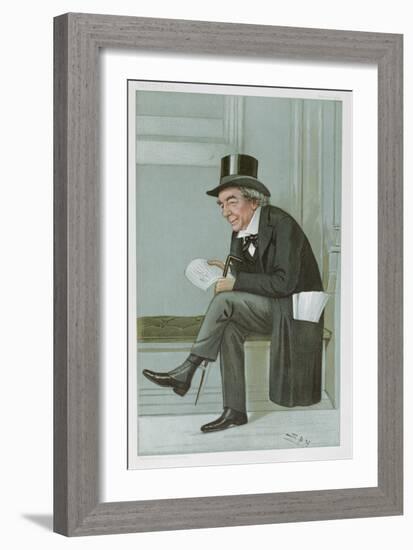 James Staats Forbes, 'Spy' Cartoon from Vanity Fair, Pub. 1900-Sir Leslie Ward-Framed Giclee Print