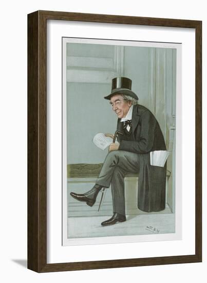 James Staats Forbes, 'Spy' Cartoon from Vanity Fair, Pub. 1900-Sir Leslie Ward-Framed Giclee Print