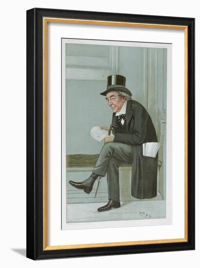 James Staats Forbes, 'Spy' Cartoon from Vanity Fair, Pub. 1900-Sir Leslie Ward-Framed Giclee Print