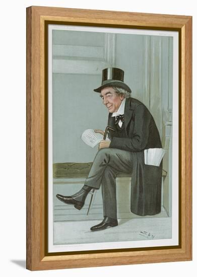 James Staats Forbes, 'Spy' Cartoon from Vanity Fair, Pub. 1900-Sir Leslie Ward-Framed Premier Image Canvas