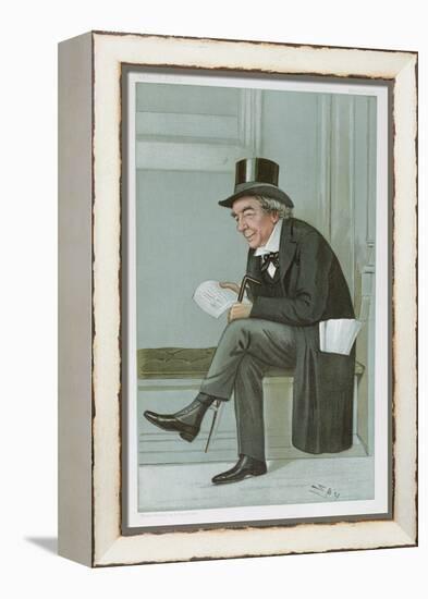 James Staats Forbes, 'Spy' Cartoon from Vanity Fair, Pub. 1900-Sir Leslie Ward-Framed Premier Image Canvas