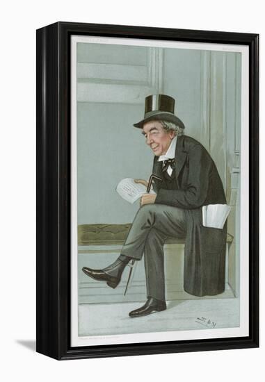 James Staats Forbes, 'Spy' Cartoon from Vanity Fair, Pub. 1900-Sir Leslie Ward-Framed Premier Image Canvas