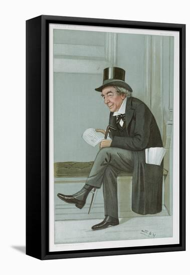 James Staats Forbes, 'Spy' Cartoon from Vanity Fair, Pub. 1900-Sir Leslie Ward-Framed Premier Image Canvas