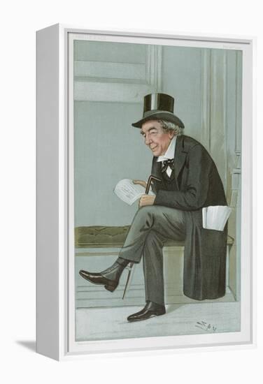 James Staats Forbes, 'Spy' Cartoon from Vanity Fair, Pub. 1900-Sir Leslie Ward-Framed Premier Image Canvas