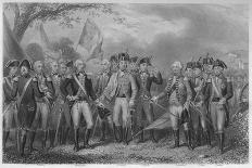 'The British surrendering their arms to Gen: Washington, 1781', 1859-James Stephenson-Framed Giclee Print