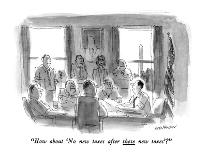 "It's very touching.  She was his first teacher." - New Yorker Cartoon-James Stevenson-Premium Giclee Print