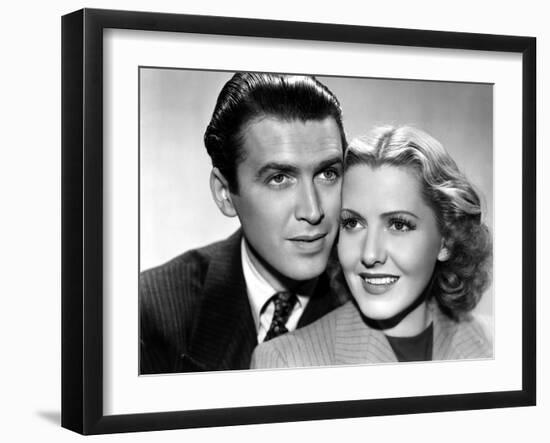 James Stewart and Jean Arthur Mr. SMITH GOES TO WASHINGTON, 1939 directed by FRANK CAPRA (b/w photo-null-Framed Photo