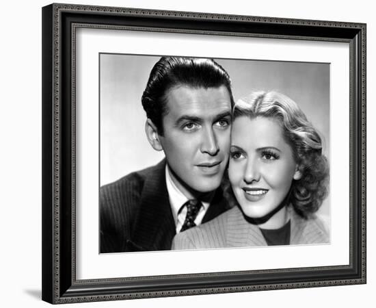 James Stewart and Jean Arthur Mr. SMITH GOES TO WASHINGTON, 1939 directed by FRANK CAPRA (b/w photo-null-Framed Photo