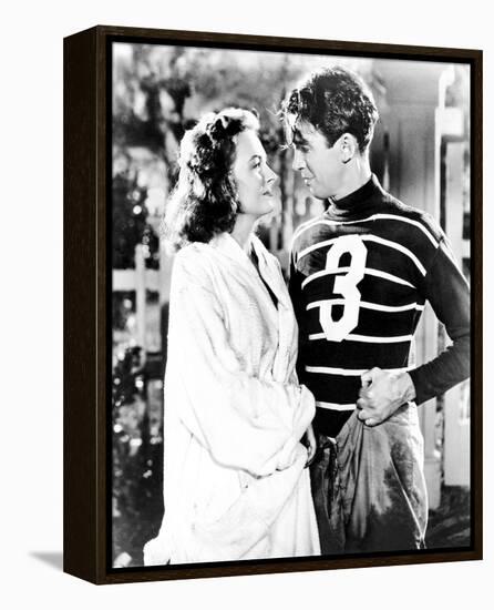 James Stewart, It's a Wonderful Life (1946)-null-Framed Stretched Canvas