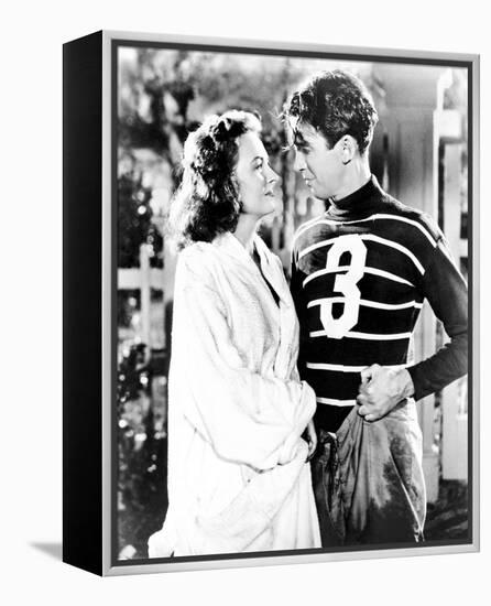 James Stewart, It's a Wonderful Life (1946)-null-Framed Stretched Canvas