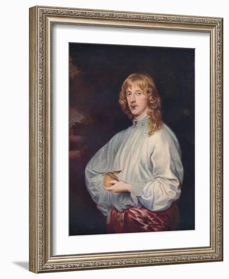 'James Stuart, Duke Of Richmond And Lennox With His Attributes', 1634-Anthony Van Dyck-Framed Giclee Print