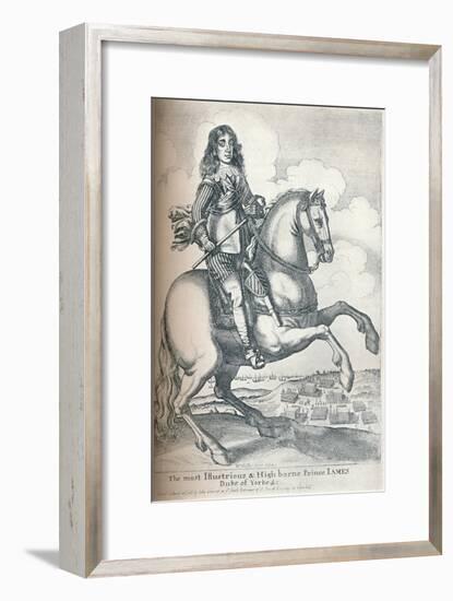 'James Stuart, Duke of York', 1640-Unknown-Framed Giclee Print