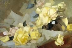 Yellow and Pink Roses-James Stuart Park-Giclee Print